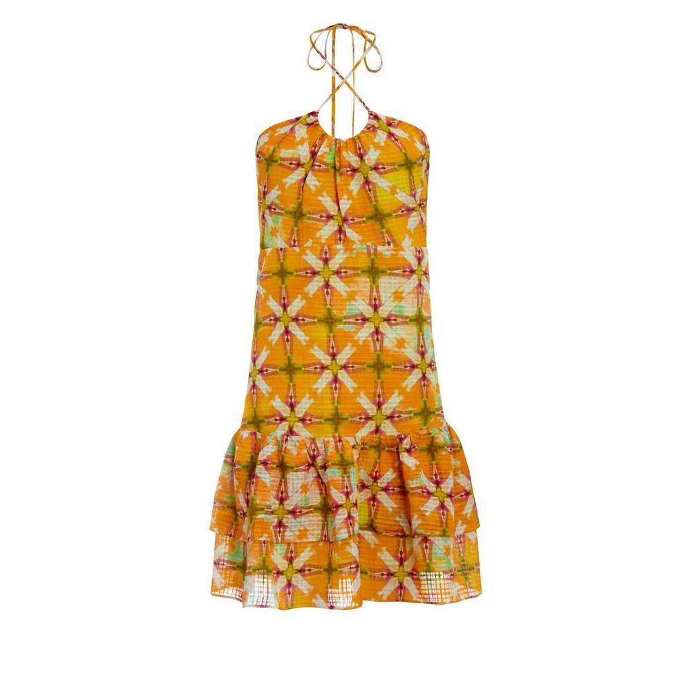 NEW MARIE OLIVER alisa mini dress in papaya - Picture 3 of 3
